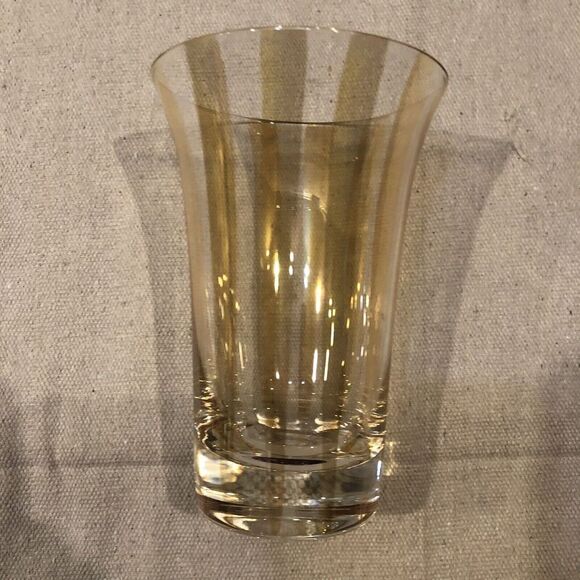 Vtg SP Collection 1997 Handmade in Poland Glass Clear Striped Glass 11pc Green - Picture 7 of 11